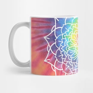 RAINBOW SWIRL MANDALA Mug